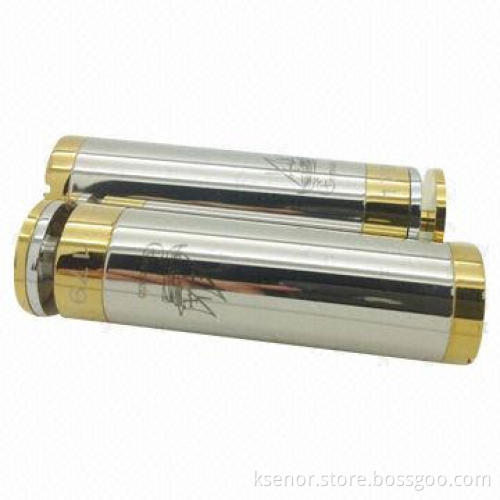 Stainless Steel E-cigarettes, Caravela Clone with 2,200/1,600/900mAh Battery Capacity